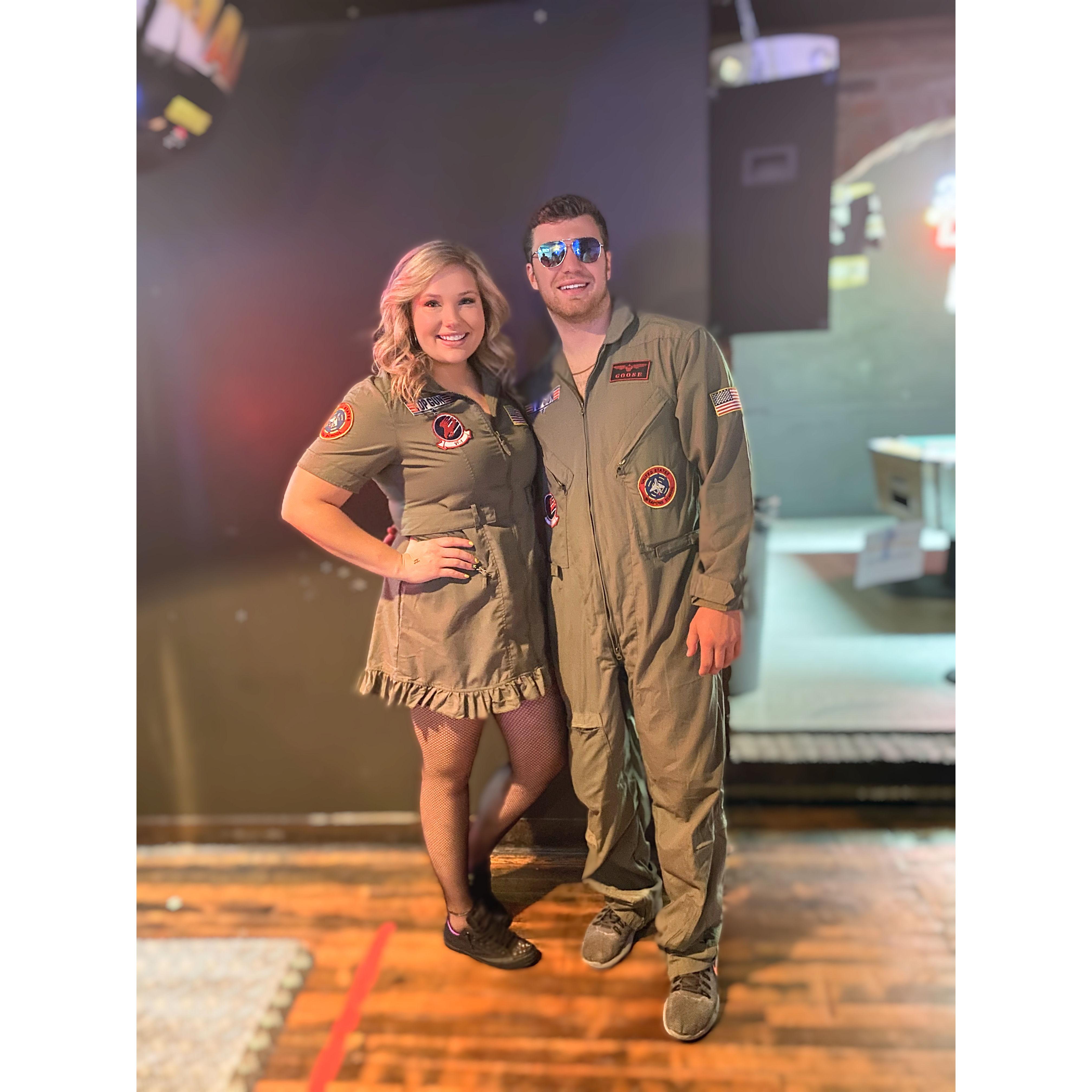 Halloween as Maverick and Goose -
10/31/20