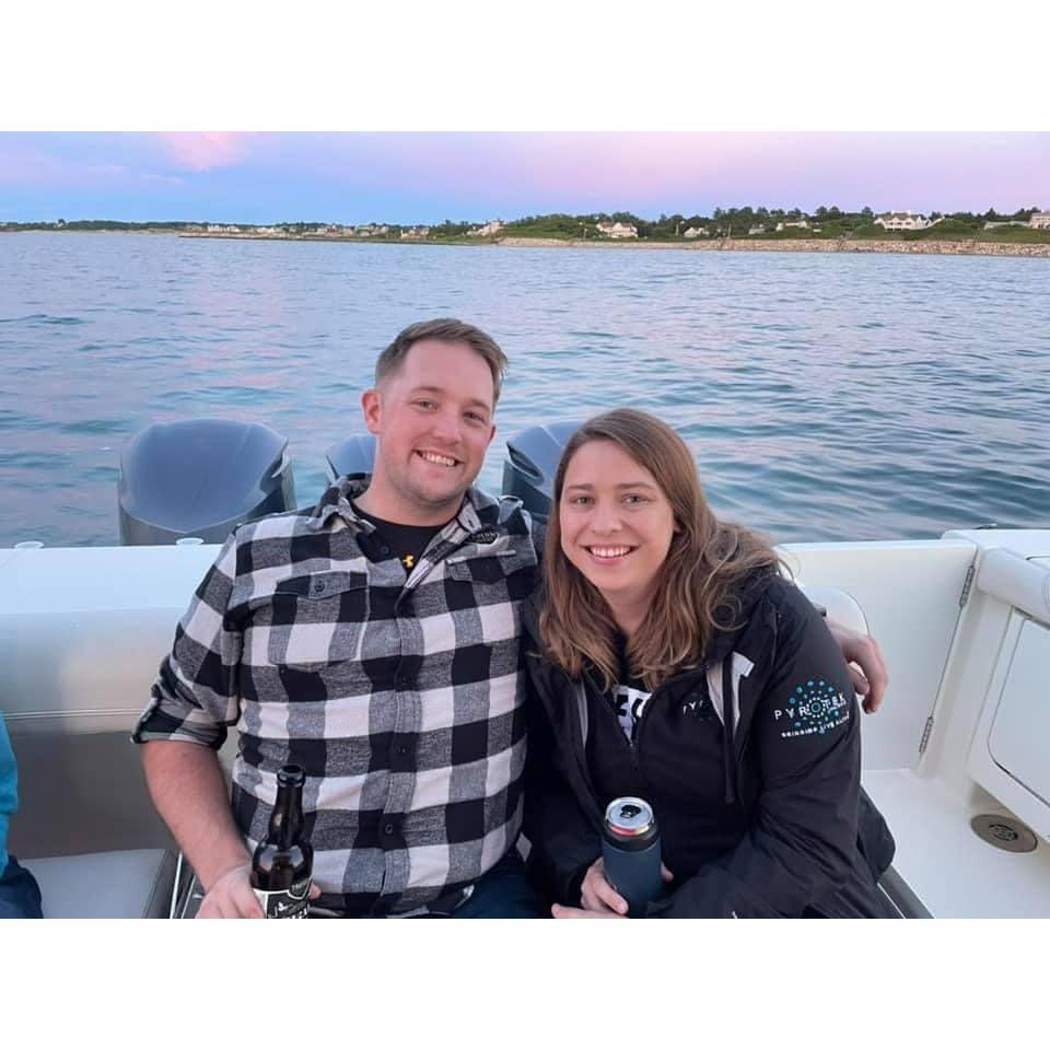 The summer before we got engaged, celebrating the 4th of July with Uncle Jeff