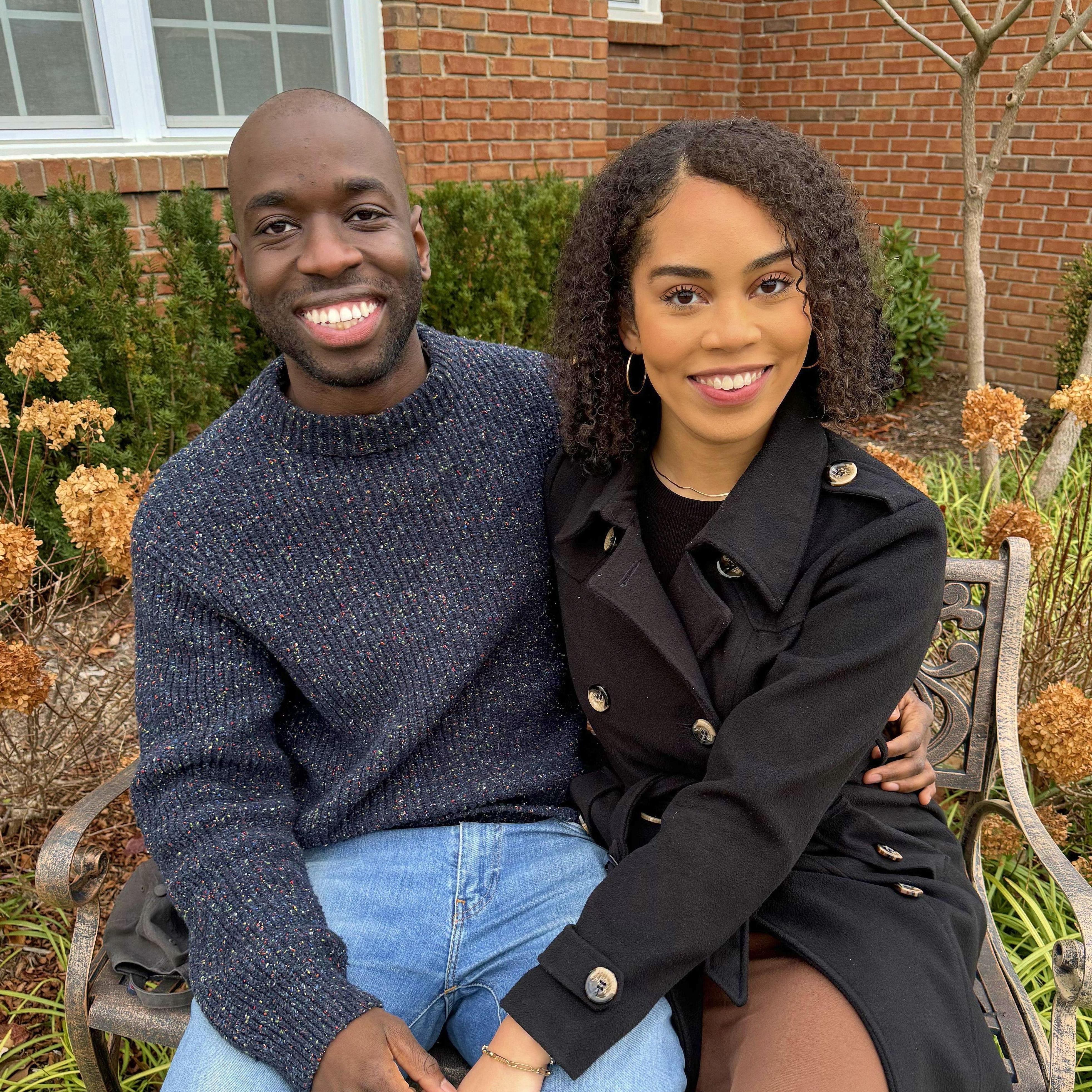 Enjoying the crisp Fall air in Lake Orion, Michigan. During this trip Andrew met the entire Coachman family!