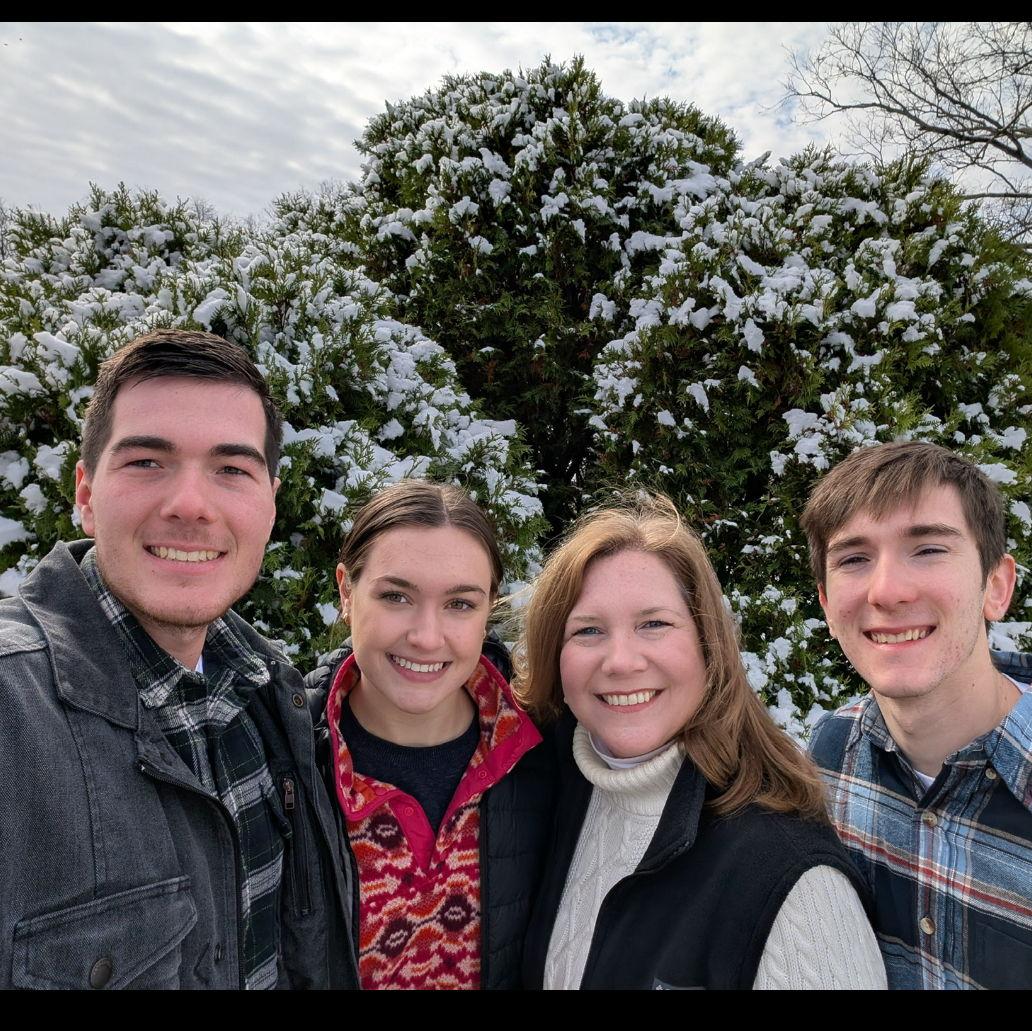 The first Christmas card with Lacey!!!