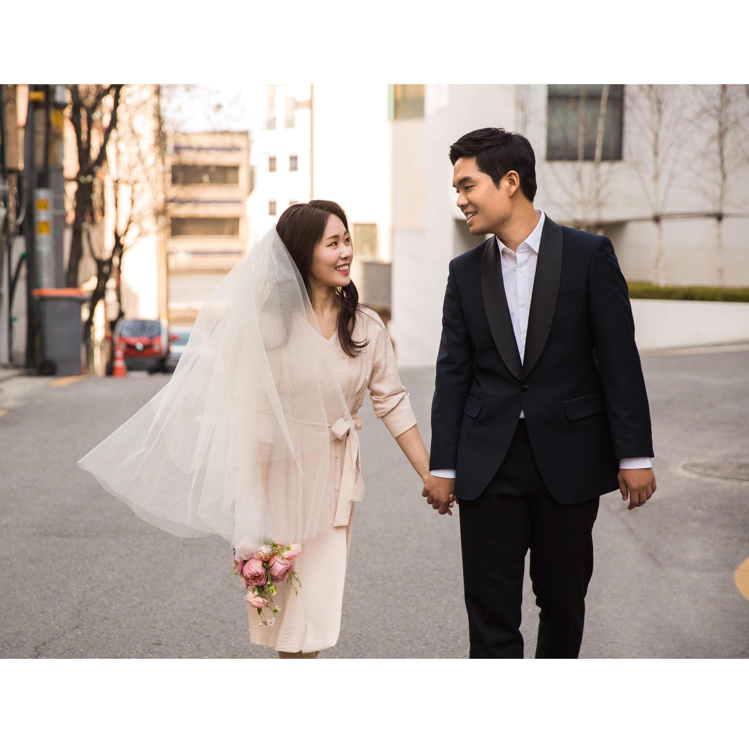 A sneak peak at our wedding photoshoot