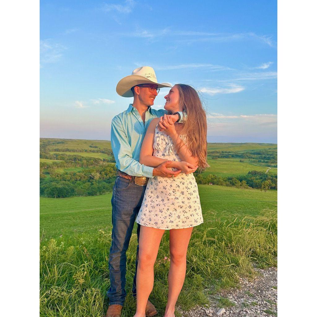 After Davis popped the question!