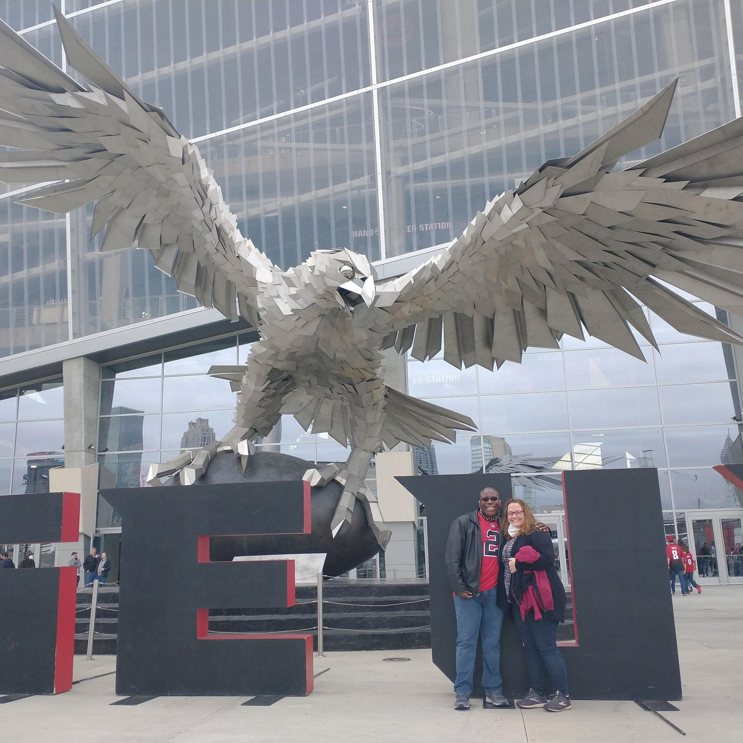 Our first Falcon's game