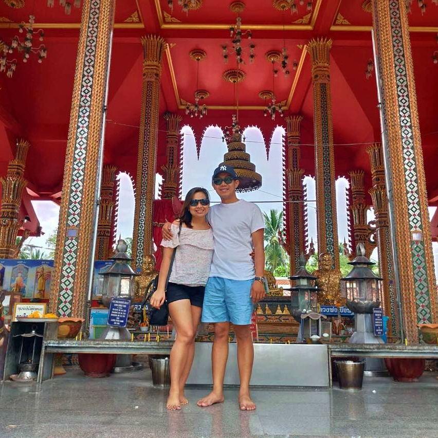 After 1 contract onboard, We had our first international trip together. Thailand.