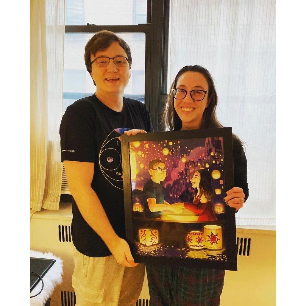 White Plains NY - March 2022:
Thanks to Bri and Mary for this beautiful drawing of us!
