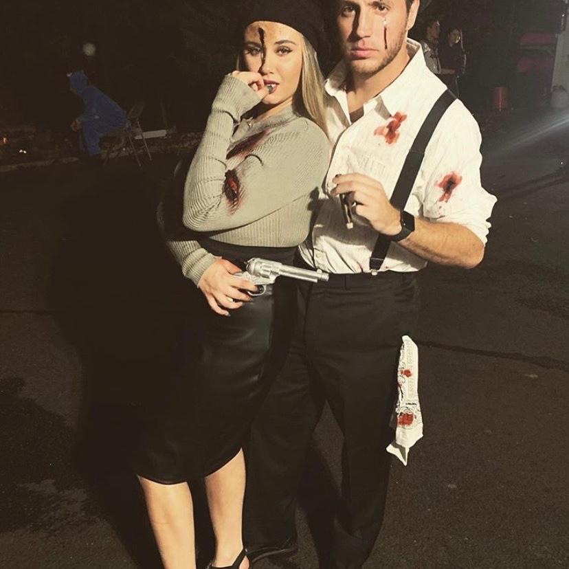 Dead Bonnie & Clyde. Halloween 20’