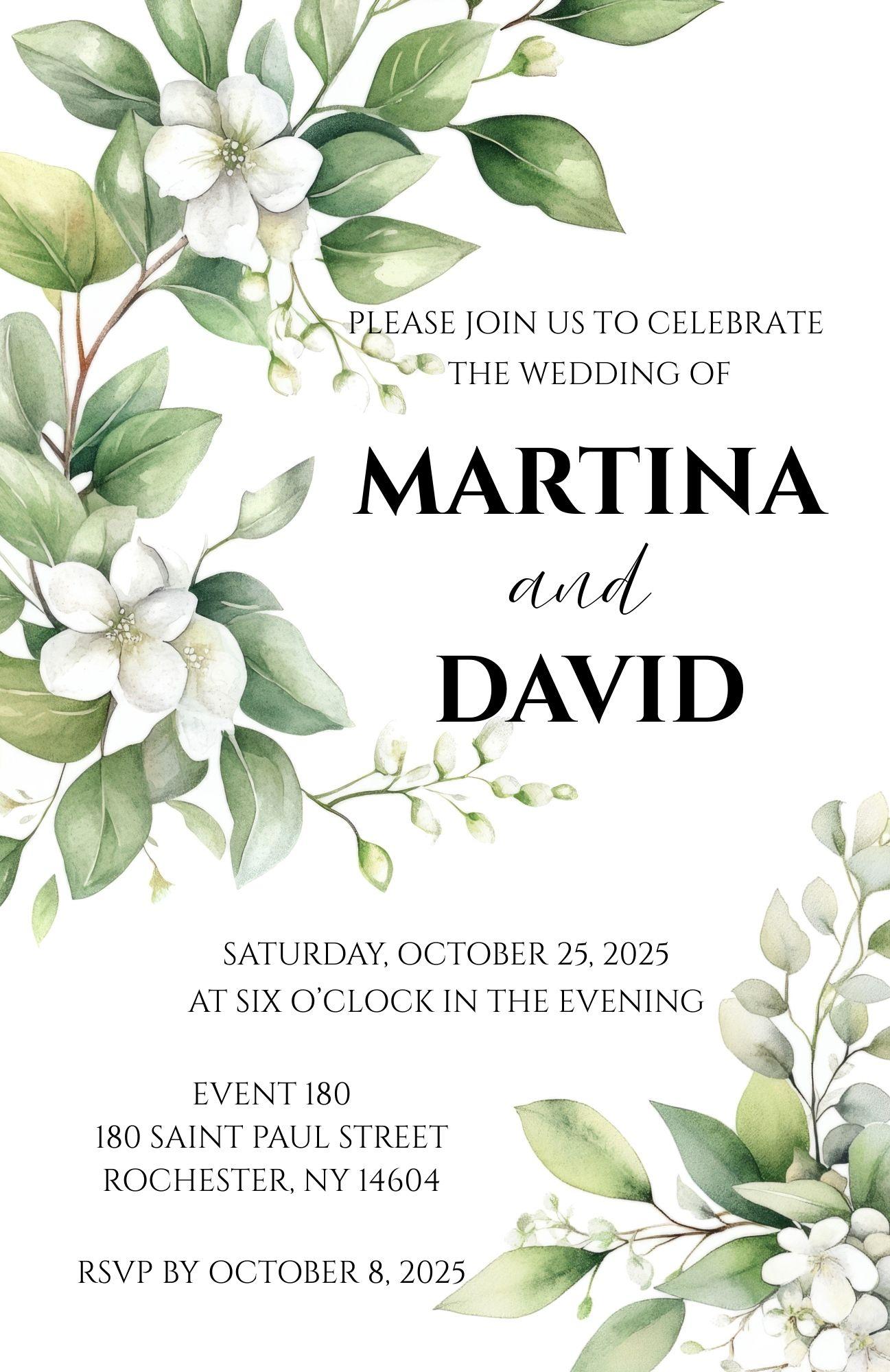 The Wedding Website of David Moss and Martina Corbelli