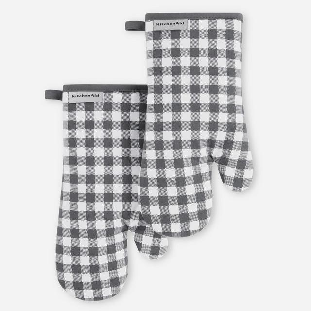 Gingham Oven Mitt 2-Pack Set