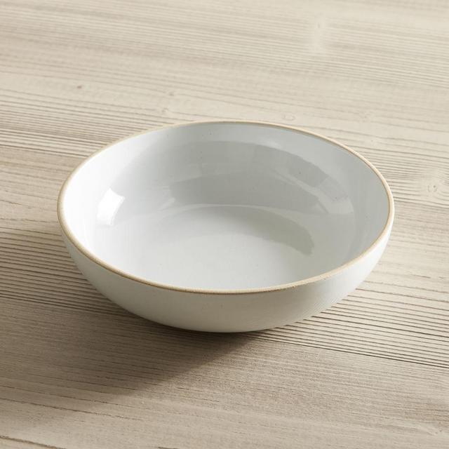 Mill Stoneware Dinnerware Collection Pasta Bowl Stoneware Natural Set of 8