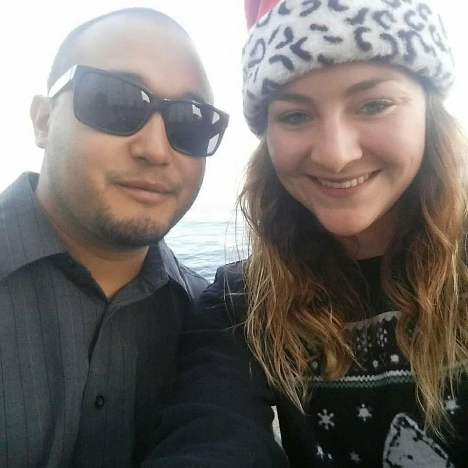 Our first photo together