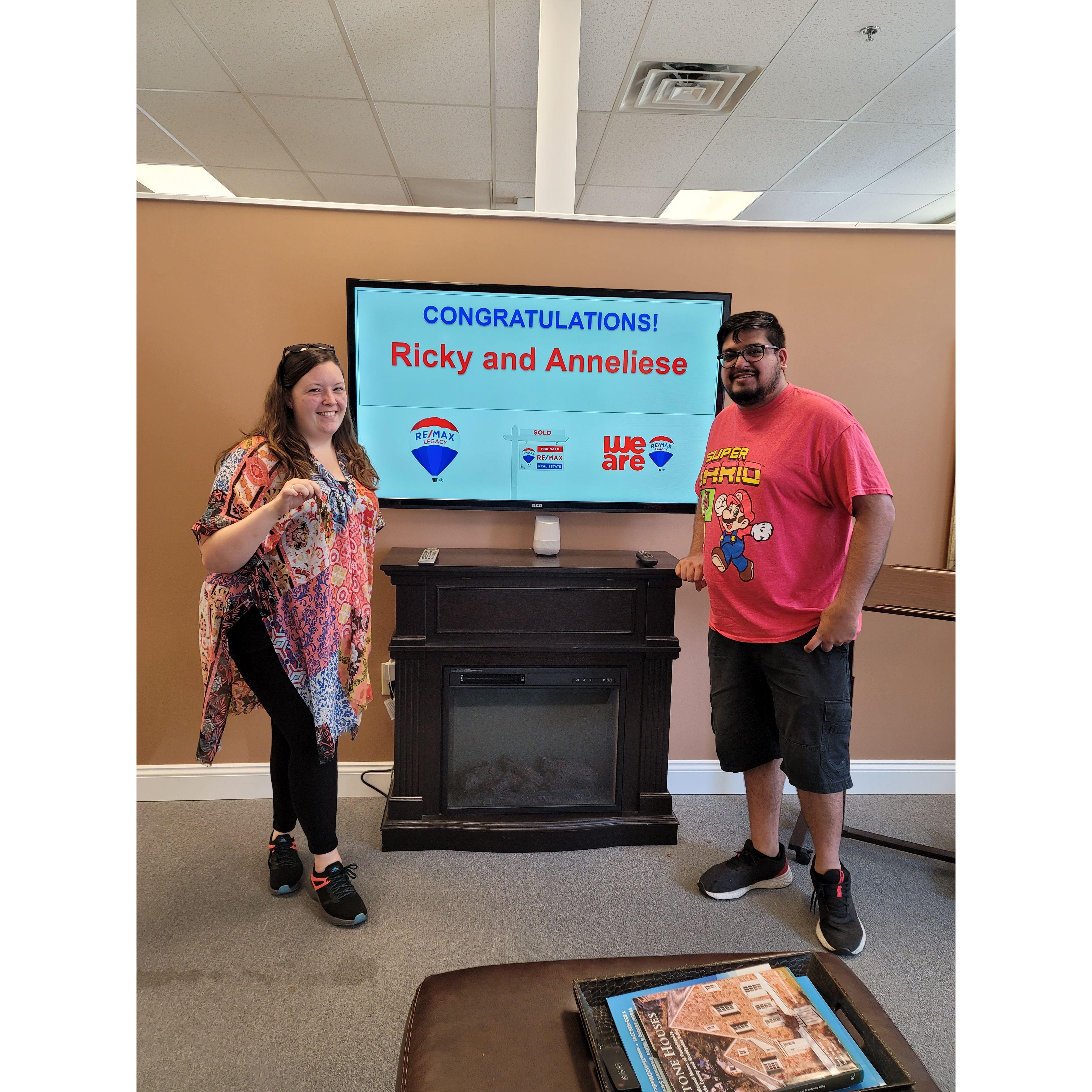 The day we signed for our home! July 2022