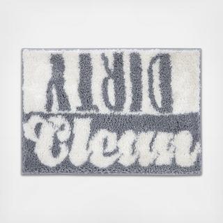 Dirty/Clean Bath Mat