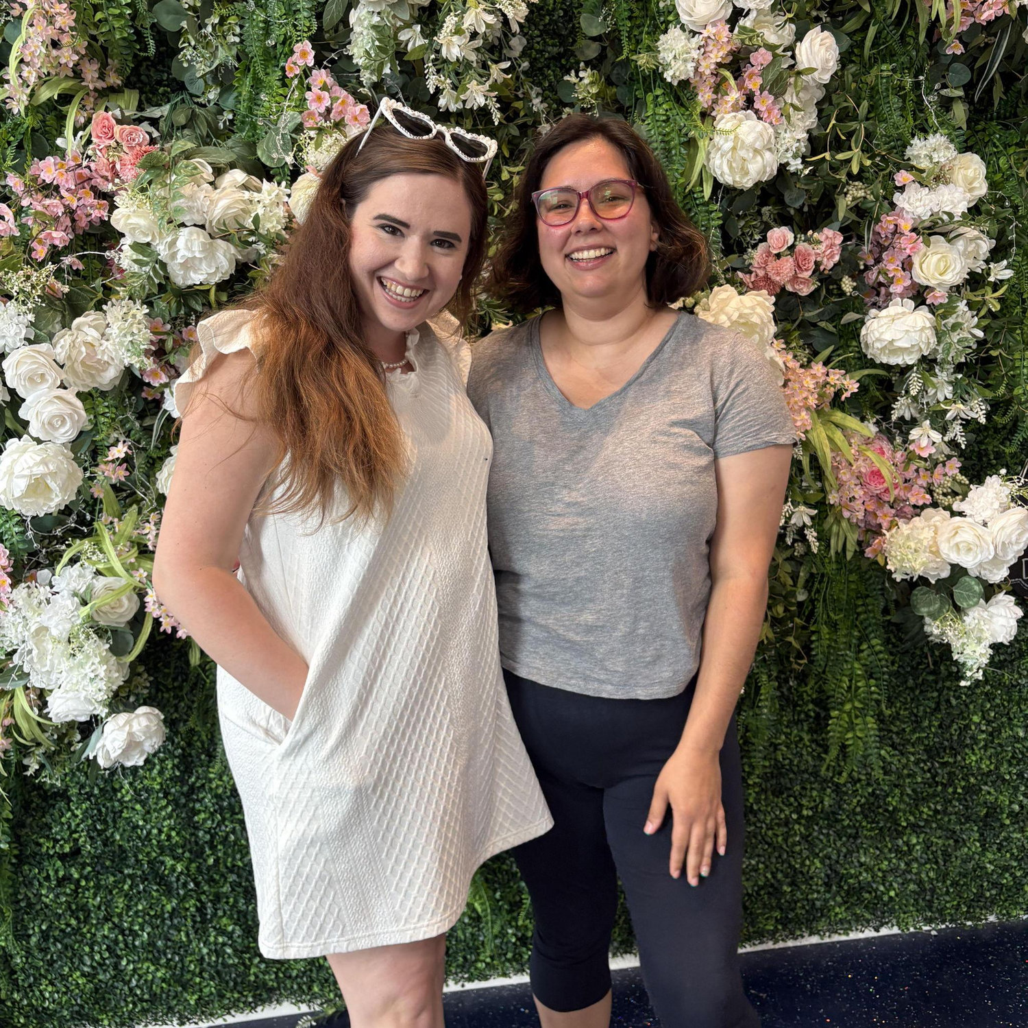Wedding Dress Shopping with beautiful friend and bridesmaid Melody