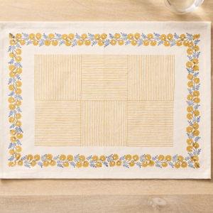 Set of 2 Soil to Studio Shikha Block-Printed Cotton Placemats
