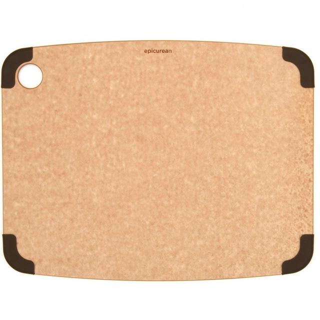Epicurean Non-Slip Series Cutting Board, 14.5-Inch by 11.25-Inch, Natural/Brown