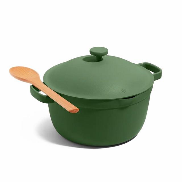 Our Place Perfect Pot - 5.5 Qt. Nonstick Ceramic Sauce Pan with Lid | Versatile Cookware for Stovetop and Oven | Steam, Bake, Braise, Roast | PTFE and PFOA-Free | Toxin-Free, Easy to Clean | Sage