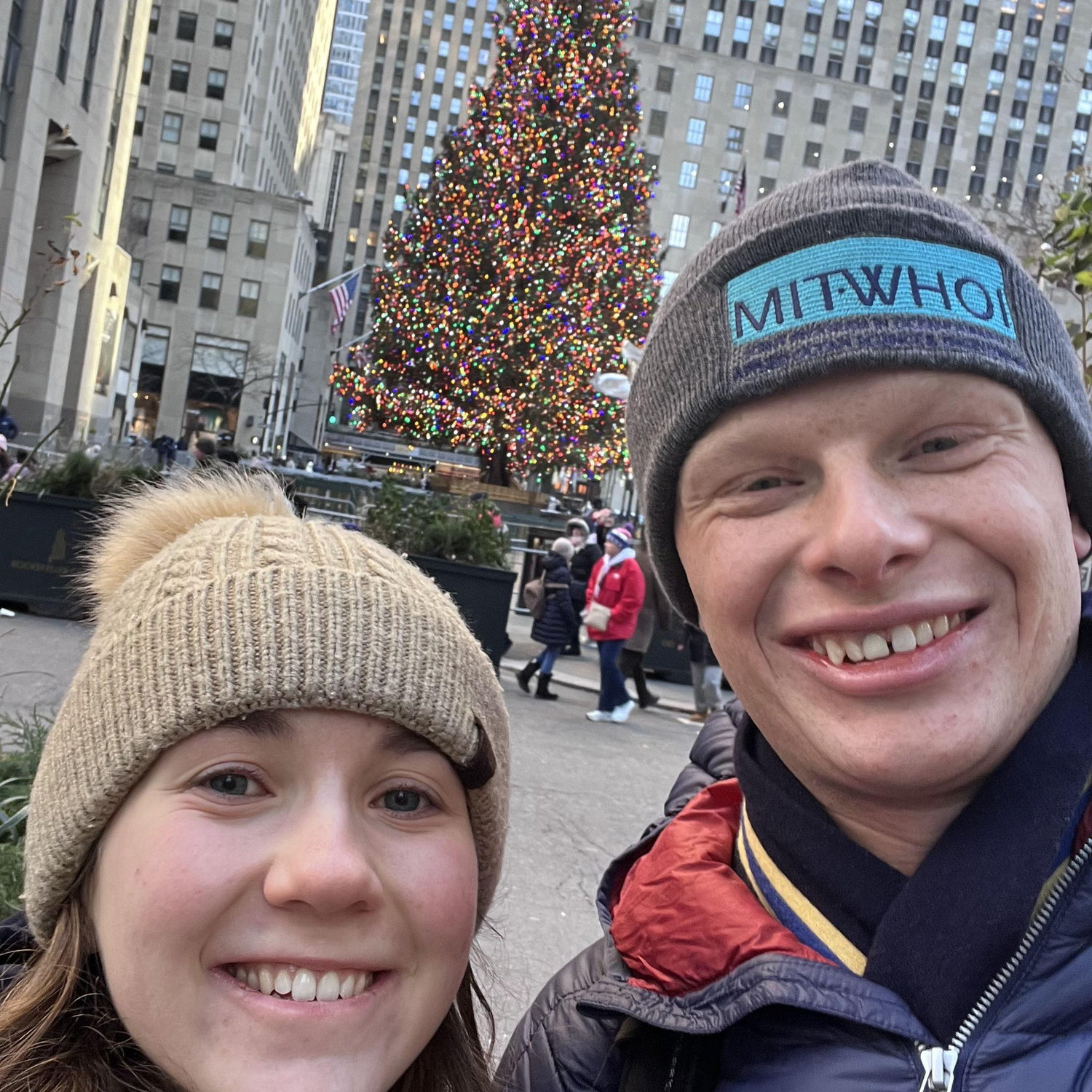 Jacobs' first visit to New York--it was 15 Fahrenheit!