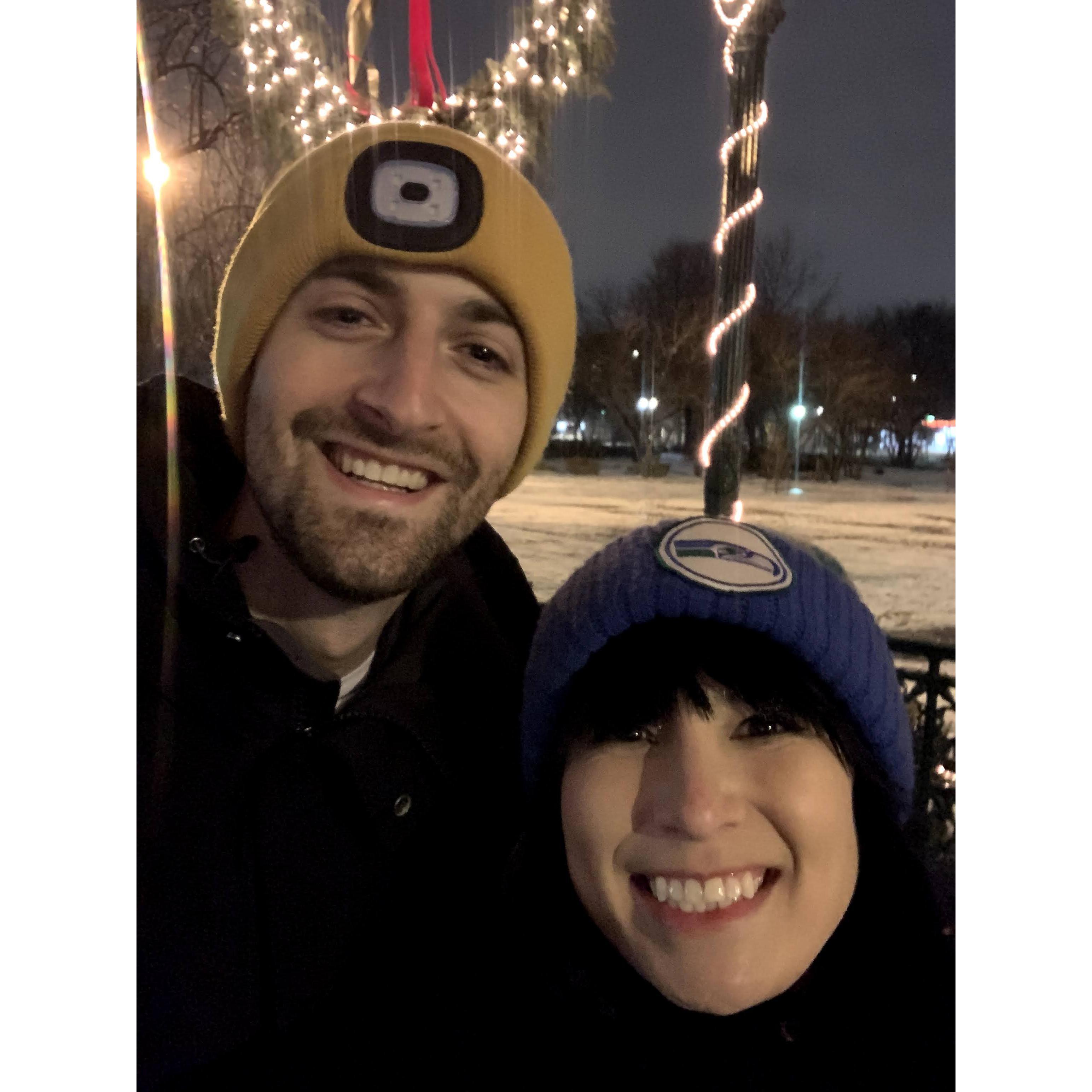 Just before Alex proposed.
