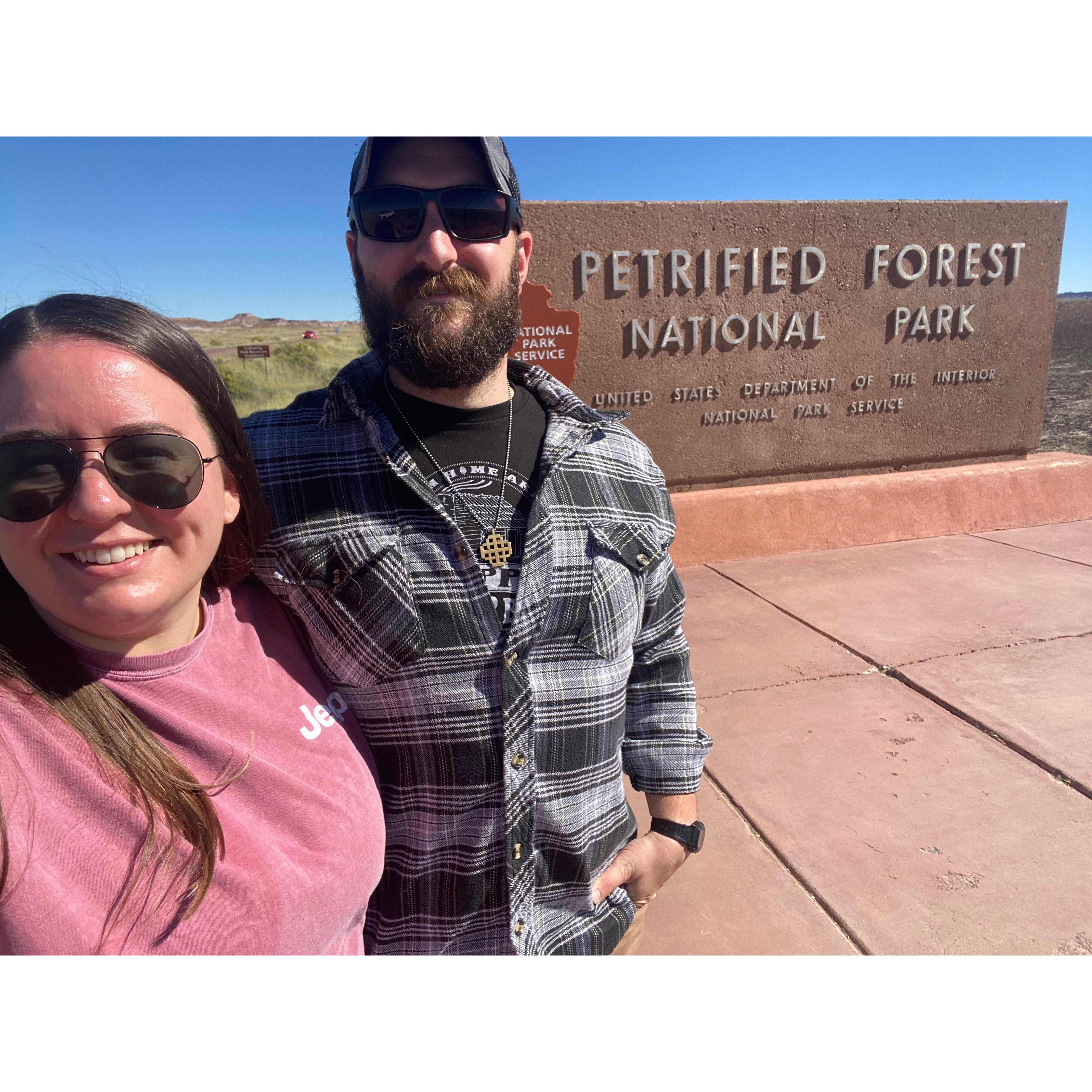 Alex and Marcella visited their fourth National Park together on their trip to Arizona!