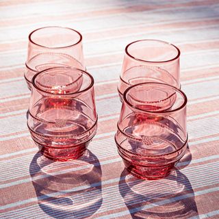 Amalia Acrylic Small Tumbler, Set of 4