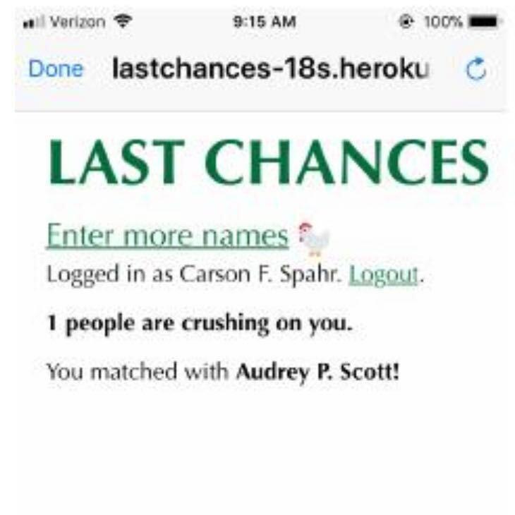 May 10, 2018. The fateful match on Last Chances!