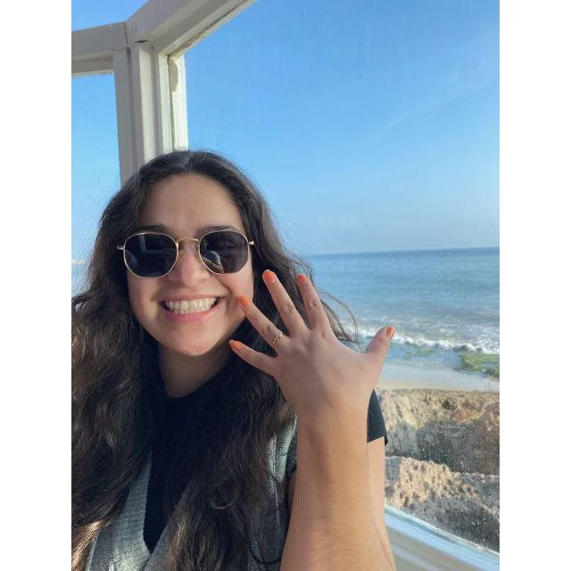 engaged in Malibu