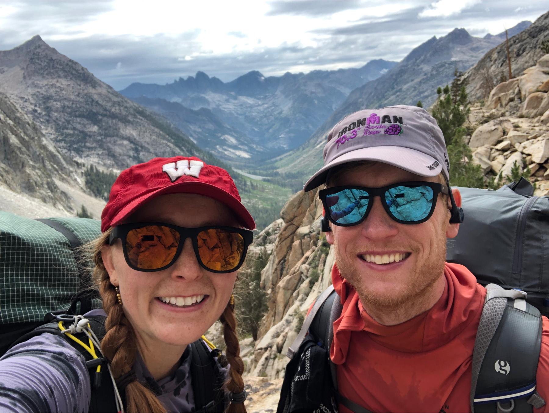 Jenn and John hiked the John Muir Trail in the Sierra Nevada in July 2021.