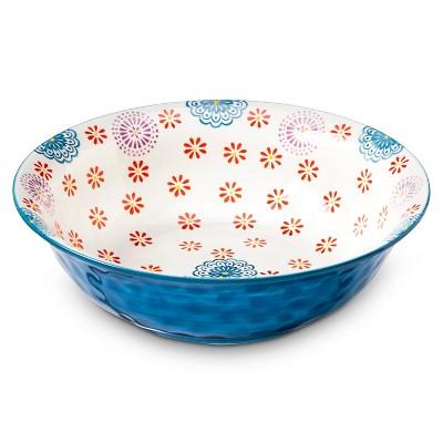 Floral Ceramic Serving Bowl