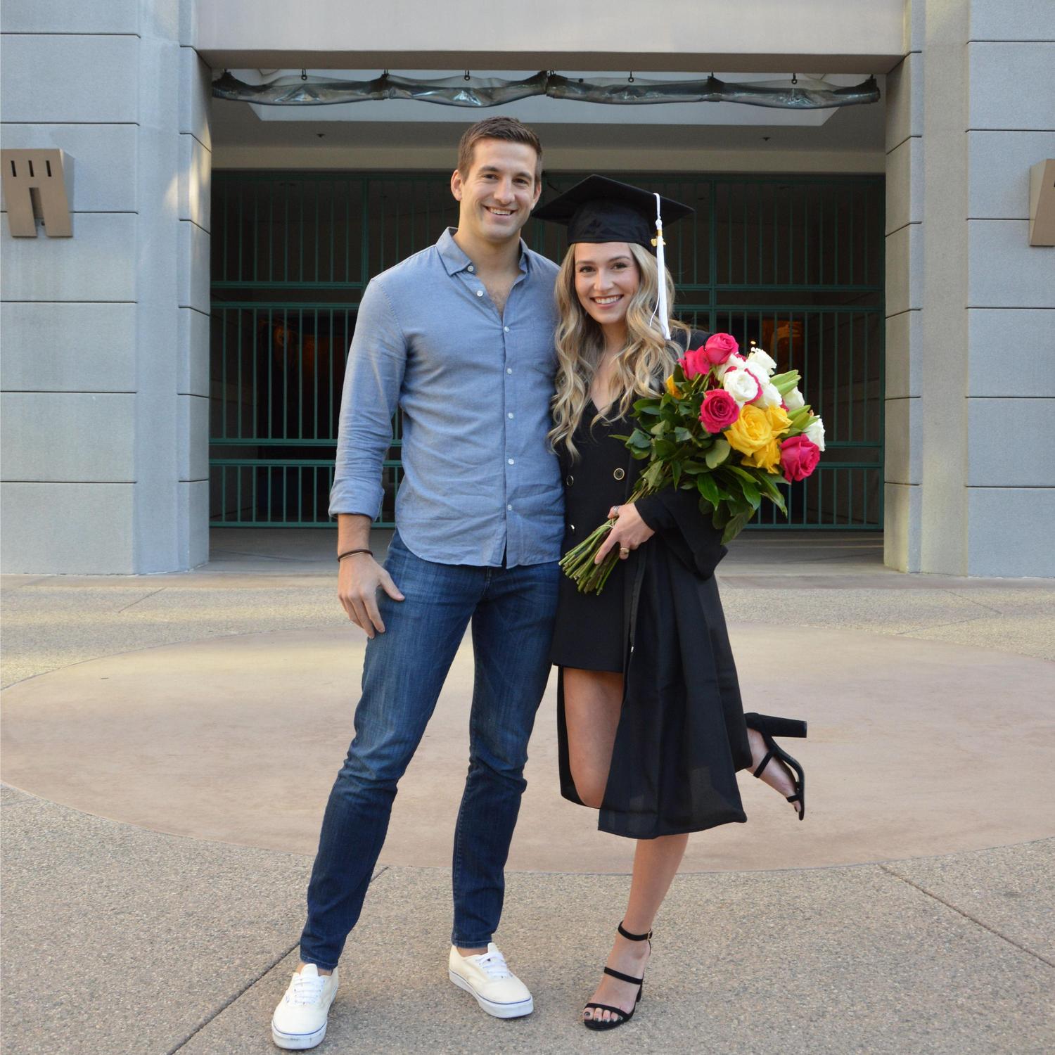 December 2020 - Hartley's makeshift college graduation