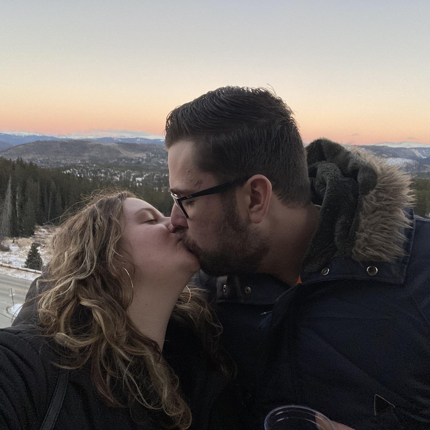 6 month anniversary celebration in Breckenridge, CO