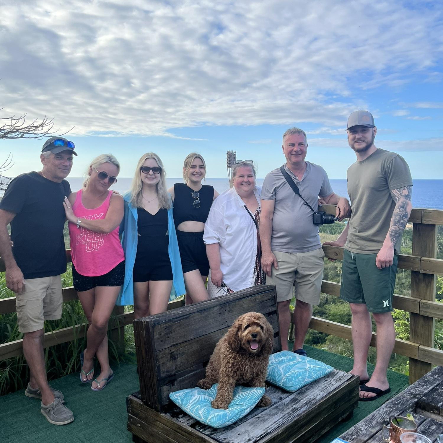 I love our crazy family! Puerto Rico February 2024.