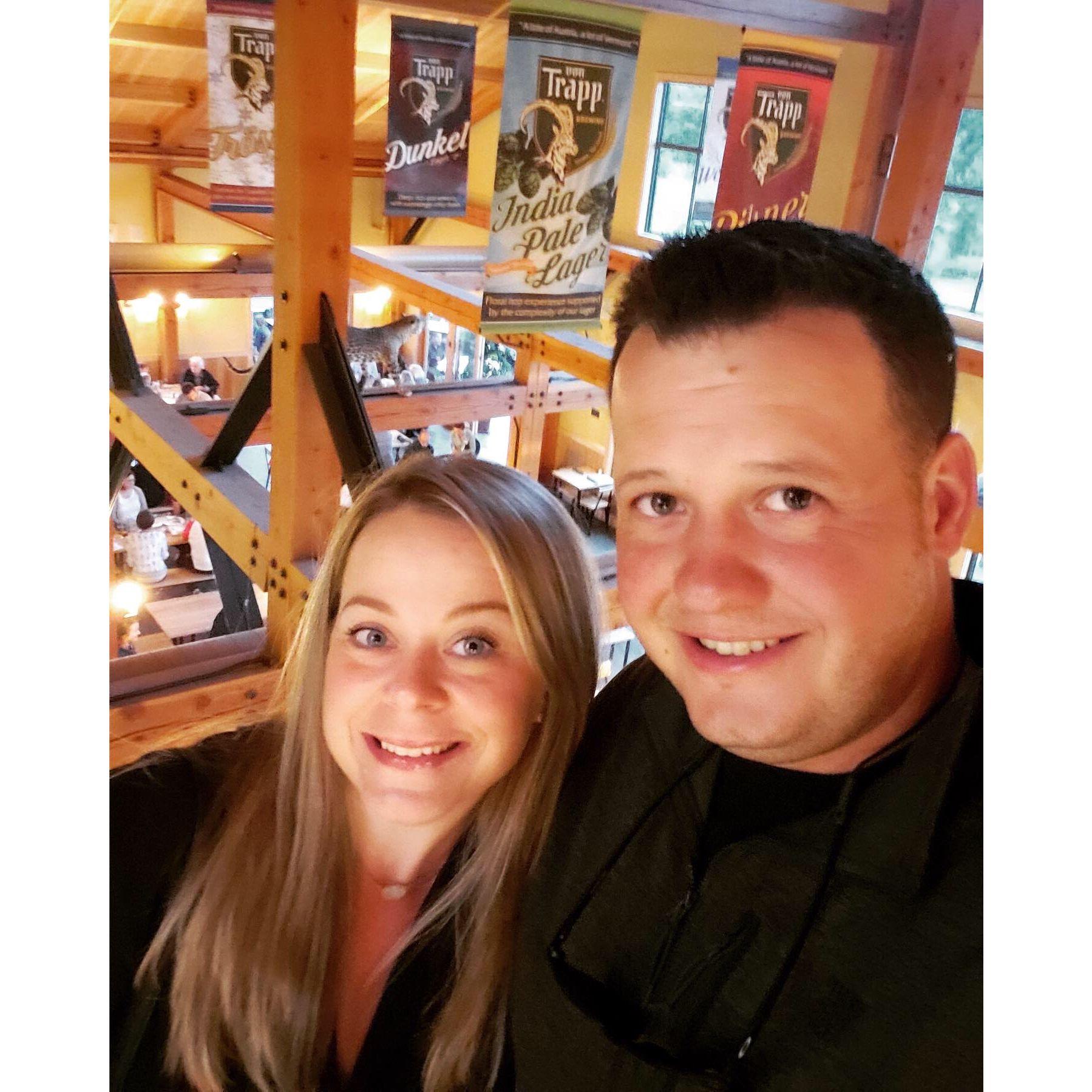 Stowe Vermont, Trapp Family Lodge for dinner, September 2019