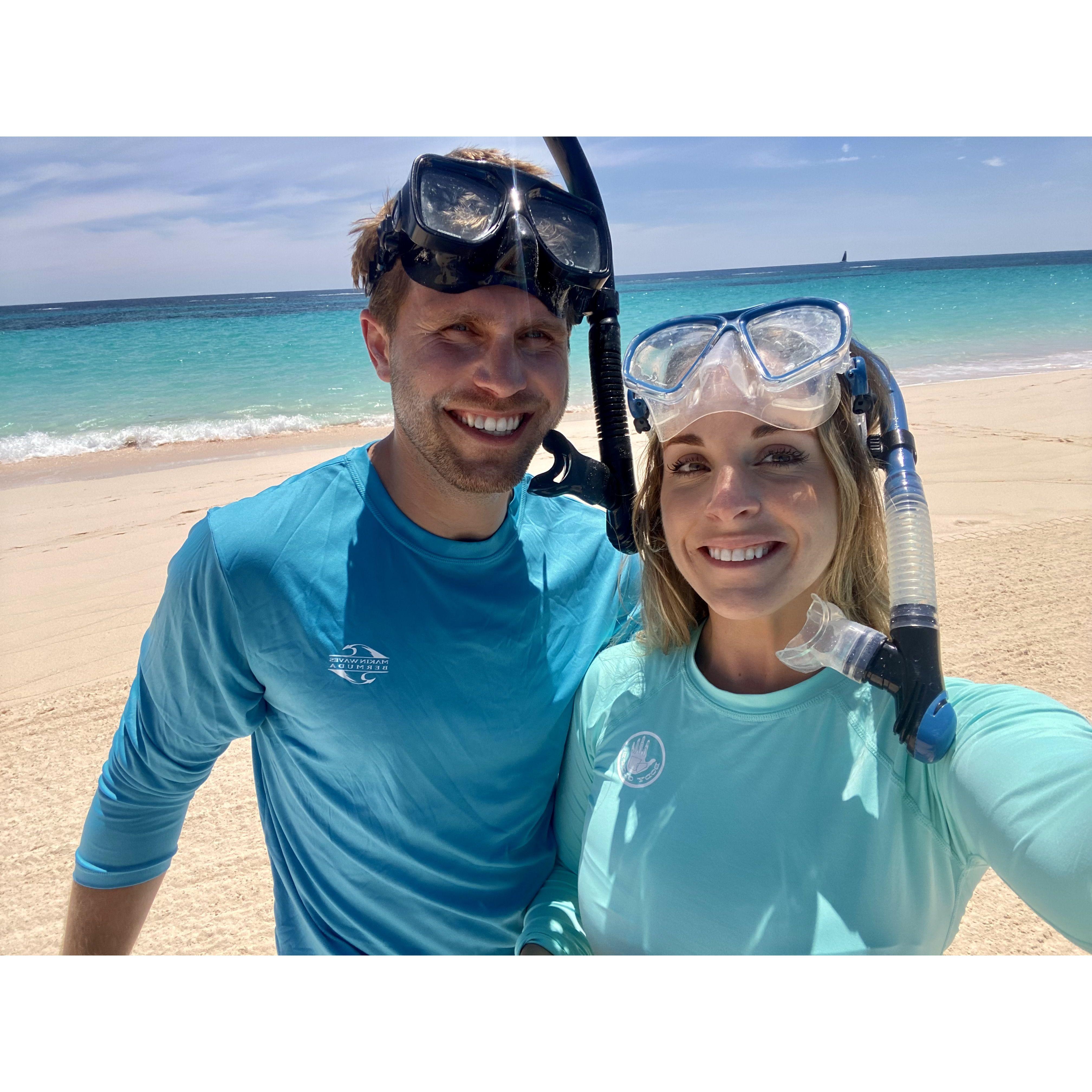 Snorkeling in Bermuda was incredible