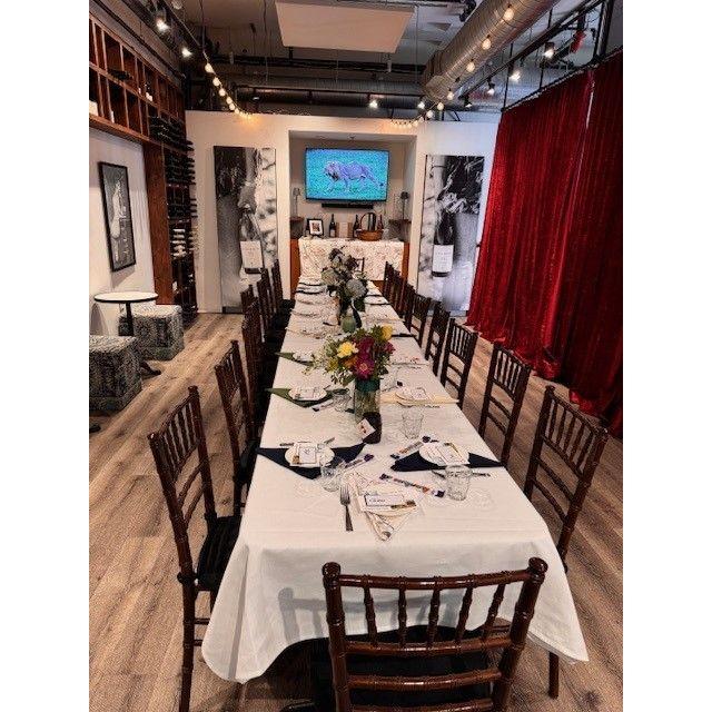 Getting ready for the party, Margerum Winery, Santa Barbara, CA