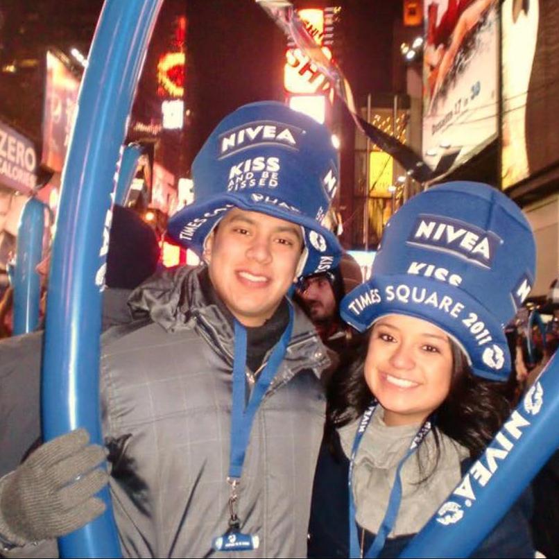 Got to see the ball drop for our 1st New Years as a couple!