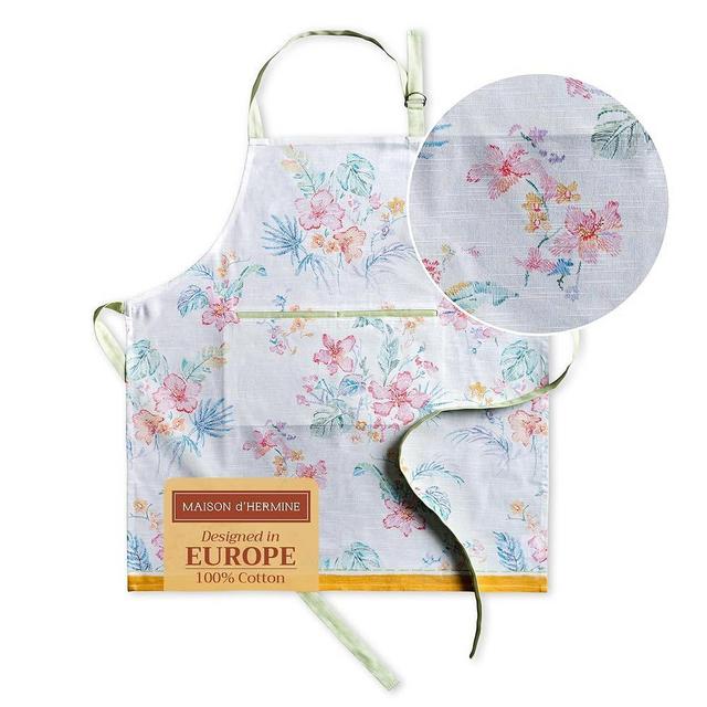 Maison d' Hermine 100% Cotton Apron for women with Pocket Kitchen Chef Apron for Men Cooking Mothers Day Gifts