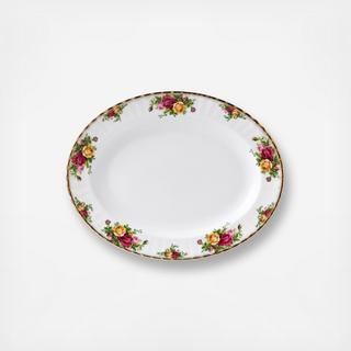 Old Country Roses Oval Platter