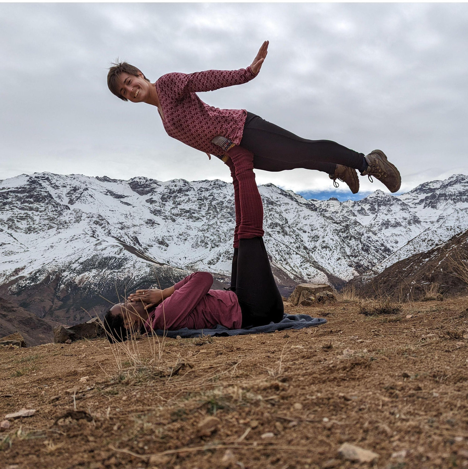 Acroyoga has been a way of building trust together and having fun
