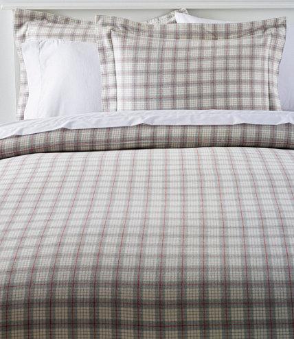 Heritage Chamois Flannel Comforter Cover Collection, Plaid, King