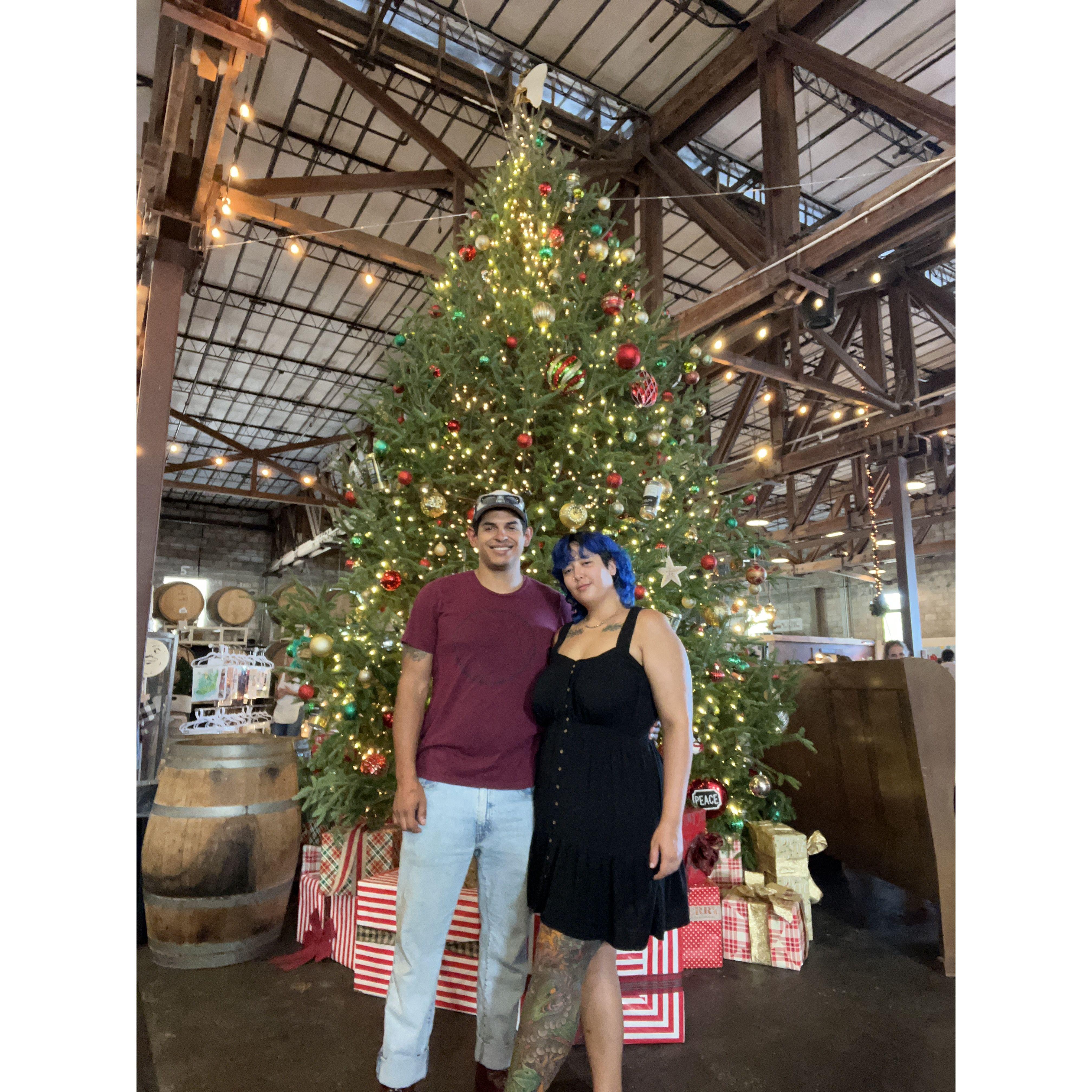 Our first Christmas Season together. December 2023