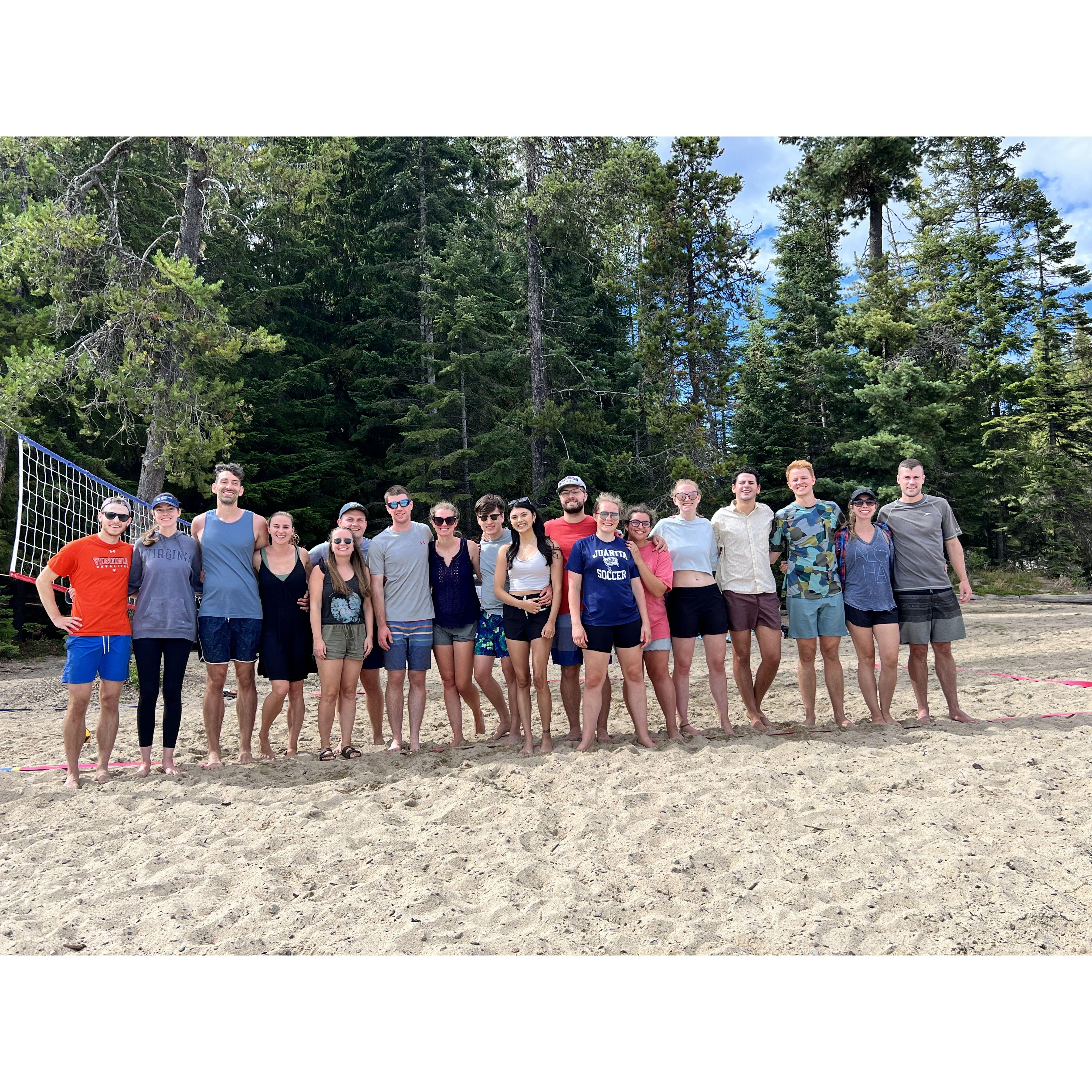 Todd's first time to Priest Lake meant meeting all of the cousins!