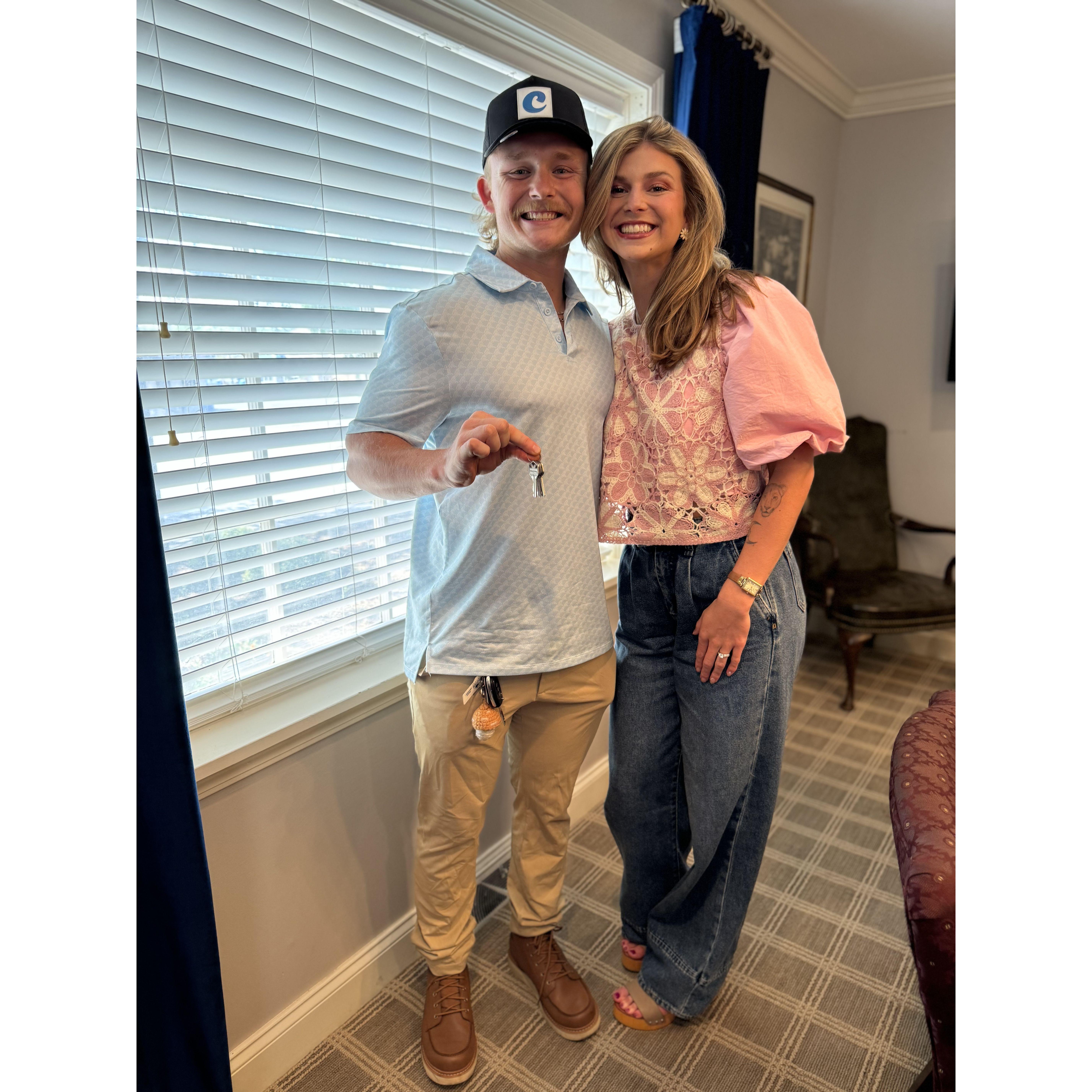 Bought our first home.