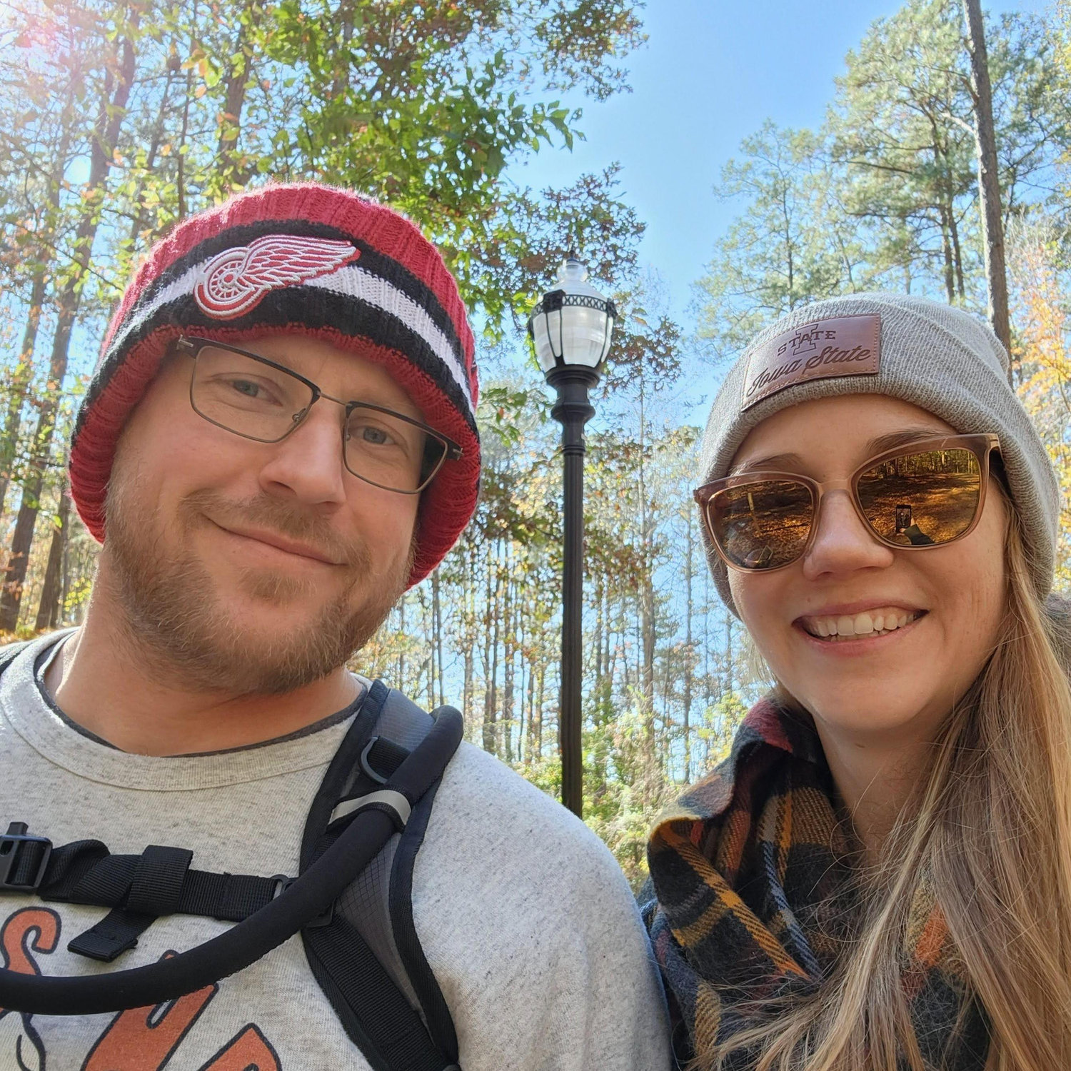 A fall walk in the park.