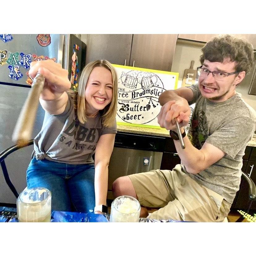 We spent most of COVID-19 quarantine together. We made the most of the situation by creating fun themed movie/dinner nights!