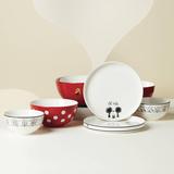 Disney Luna 8-Piece Nesting Dinnerware Set, Service for 2