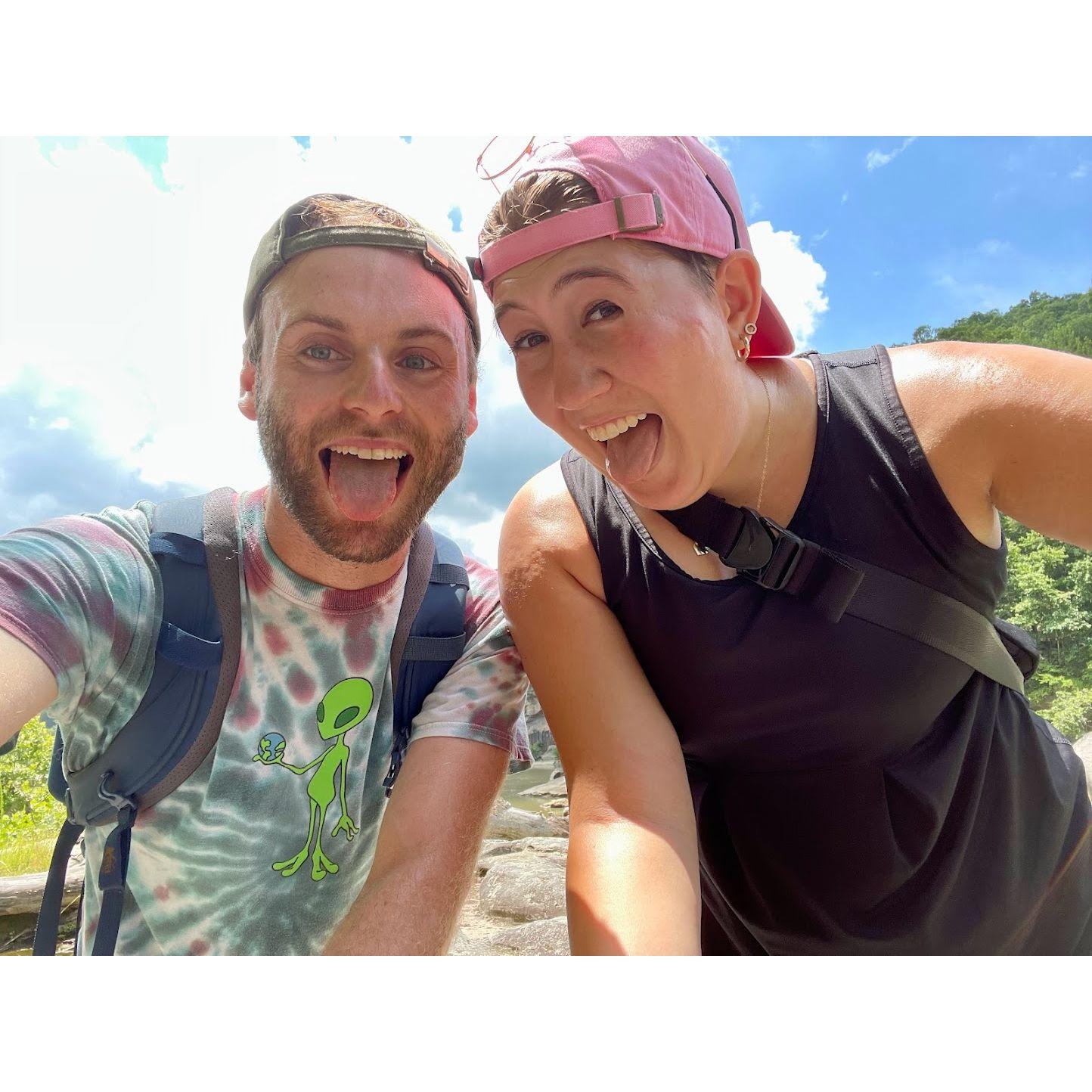 Cumberland Falls (George definitely drop his gum): 7/8/23