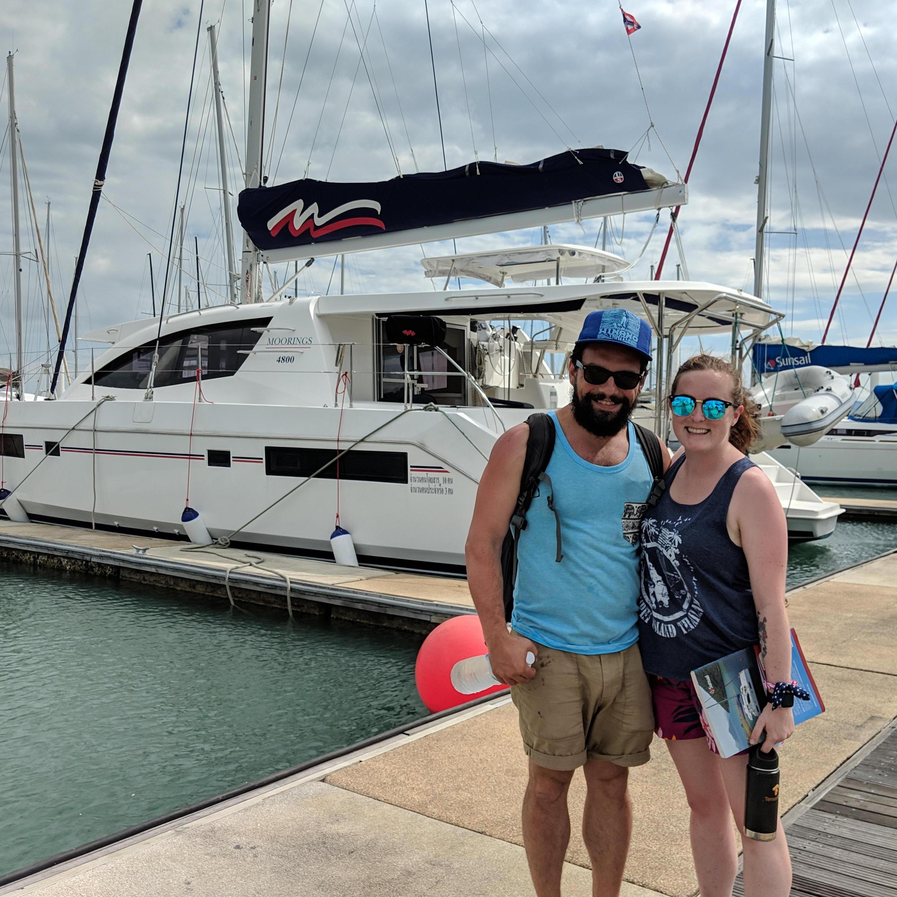 Capt. Streve and First Mate Toomey, Phuket, Thailand, 2018