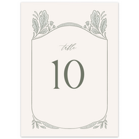 Table Number