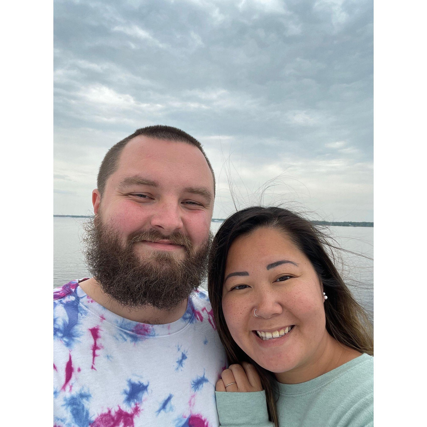 On the ferry to Michigan!