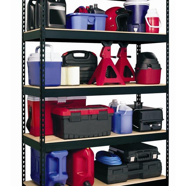 72" H x 48" W x 18" D Rivet 5 Shelf Shelving Unit Starter